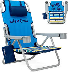 About 6% of these are beach chairs, 3% are metal chairs, and 0% are wood chairs. Amazon Com Life Is Good Jake Blue Beach Chair Short Garden Outdoor