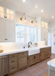Cool 60 Lovely Painted Kitchen Cabinets Two Tone Design Ideas Https Coachdecor Co Farmhouse Kitchen Colors Farmhouse Kitchen Design Modern Farmhouse Kitchens