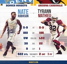 Nba To Nfl Crossover Nuggets Guard Nate Robinson Denver Nuggets