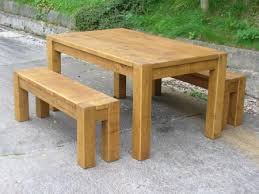 Shop from the world's largest selection and best deals for pine dining room benches stools. Chunky Style Pine Dining Table Rustic Plank Furniture