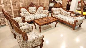 Get free 1 or 2 day delivery with amazon prime, emi offers, cash on delivery on eligible purchases. 172 Wooden Sofa Set Designs Ideas For Your Living Room Decoration 2019 Aarsun Woods Youtube