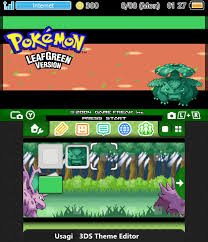 Let's go includes several major characters featured in the original poké. Pokemon Leafgreen Custom 3ds Theme By Tralliz On Deviantart