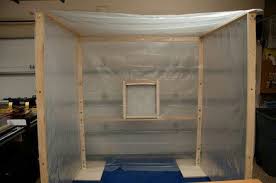 A very powerful diy airbrush spray booth with 4 delta fans pc fans and two ultra kaze.the body is made from three plastic boxes that fit in to the other.if you have any ? Pallet Spray Booth