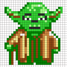 Yoda Kandi Pattern Perler Beads Fuse Bead Patterns Perler Bead Patterns