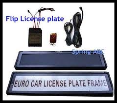 European Version Flipping Number Plate Car Number Plate Rotator In 2020 Car Number Plates Number Plate Car Plates