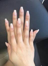 Short acrylic nails with glitter accents. Pin By Elissa Sakr On Nails Natural Acrylic Nails Fake Nails Short Acrylic Nails