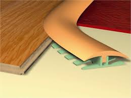 If the laminate ends at ceramic tile, you square edge mold: Flexible Carpet Edge Trim Novocom Top