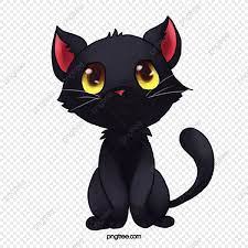 Download This Witch Cat Cat Clipart Halloween Png Clipart Image With Transparent Background Or Psd File For Free Cat Clipart Black Cat Sticker Black Cat Art