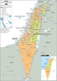 Map of israel, satellite view. Israel Map Political Worldometer