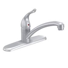 Look for the following faucet styles at ace hardware Moen 7425bc Chateau Single Handle Kitchen Faucet Brushed Chrome Faucetdepot Com