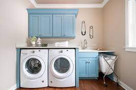 Use blue as an accent color or you make it the focus of the room. Perfect Small Laundry Room Space Savvy And Stylish Designs