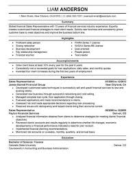 Sales Representative Resume Template For Microsoft Word Livecareer