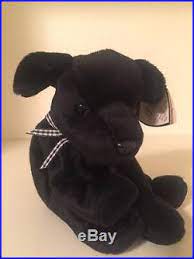 Ty Beanie Baby Original Luke Black Lab Dog Retired 1999 Withrare Tag Errors Rare Beanie Babies