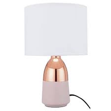 Buy Argos Home Duno Touch Table Lamp Chrome White Table Lamps Argos In 2020 Copper Table Lamp Touch Table Lamps Pink Table Lamp