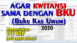 Maybe you would like to learn more about one of these? Cara Agar Kwitansi Sama Dengan Bku Buku Kas Umum Spj Bop Paud Youtube
