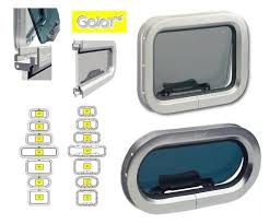 Bullauge Fenster Bootsfenster Klappbar Goiot 369x193mm Camper Electronic Products
