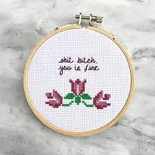 She has a series of women in hats that hints of a vintage style. Pin On Cross Stitch