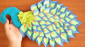 Check out our peacock wall decor selection for the very best in unique or custom, handmade pieces from our wall décor shops. Peacock Wall Hanging Diy Paper Peacock Tutorial Easy Wall Decoration Ideas