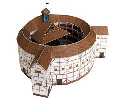 Globe Theatre Architecture Paper Model Kit Shakespeare Globe London School Project Globe Theater Paper Models Paper Crafts