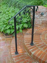 Wrought Iron Railing For Garden Steps Cast Iron Elements Outdoor Stair Railing Railings Outdoor Iron Handrails