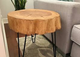 A large and in charge coffee table that has a cool and stylish industrial feeling to it. How To Make A Wood Slice Coffee Table Wood Dad
