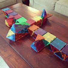 Magna tiles have also released a working trucks set with bases and magnetic pieces that combine to create a huge range of popular vehicles. 33 Magna Tile Creations Ideas In 2021 Magnetic Tiles Magna Tiles Toddler Activities