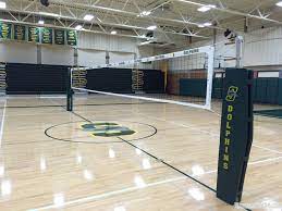 High School Volleyball Court System Volleyball Badminton Court Volleyball Equipment