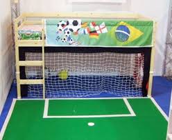 Let Your Home Interiors Reflect Your Football Fever Soccer Room Soccer Themed Room Soccer Bedroom