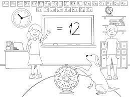 Ausmalbild Unterrichtsmaterial Im Fach Kunst In 2020 Ausmalen Ausmalbild Schulhund