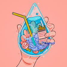 Terrarium Drink Kawaii Art Cute Drawings Cute Kawaii Drawings