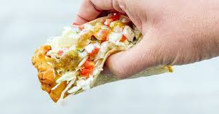 A savory lasagna cupcake with a refreshing. La Taquero Ricky Pina Is Looking To Sell His Famous Fish Taco Truck Eater La