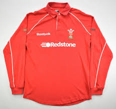 Size xs s m l xl 2xl 3xl 4xl. Wales Rugby Reebok Longsleeve Shirt S Rugby Rugby Union Wales Classic Shirts Com