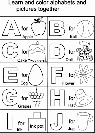 Each coloring sheet has a letter of the alphabet and an object. Alphabet Coloring Pages Az Alphabet Coloring Sheets A Z Pdf Alphabet Coloring Pages Abc Coloring Pages Alphabet Worksheets Kindergarten