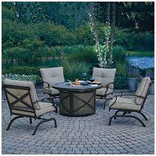 Wilson Fisher Santa Fe 5 Piece Fire Table Chat Set Patio Patio Set Outdoor Patio