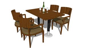 Keep your 4 seater dining table well organised is a daunting task as it is compact in size and we can't stuff everything on the table top. Restaurant 4 Seater Dining Table 3d Warehouse