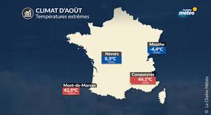 Meteo du samedi 8 aout. Climat D Aout En France Entre Canicules Et Orages Actualites La Chaine Meteo