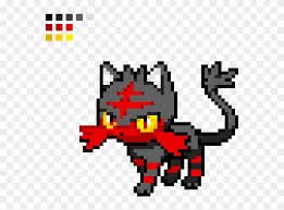 Pixel art of abra from pokémon, nintendo. Pixel Art Pokemon Litten Png Download Pixel Art Pokemon Fire Red Transparent Png 571x541 2177213 Pngfind