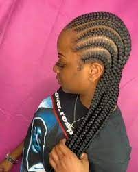 73zigzag design cornrow and baby hair short straight back with beads. Short Straight Back Braids Off 67 Medpharmres Com