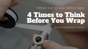 Which is better in teflon vs ptfe? When Not To Use Teflon Tape 4 Times To Think Before You Wrap Hills Irrigation Artists With Water