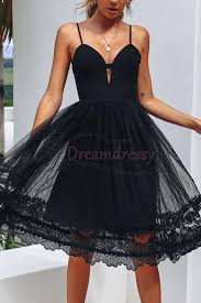 Princess Straps Short Black Party Dress Black Party Dresses Short Black Party Dresses Dresses
