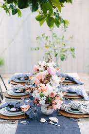 Another great idea from this easter table is using easter greeting cards in lieu of place cards. Stunning Summer Table Setting Ideas Summer Table Settings Dinner Party Summer Table Settings