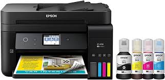 Remove the packing materials from the printer and power on your printer. Amazon Com Epson Workforce Et 4750 Ecotank Wireless Color All In One Supertank Printer With Scanner Copier Fax And Ethernet Electronics