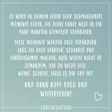 Visual Statements Es Wird In Deinem Leben Sehr Schmerzhafte Momente Geben Die Deine Ganze Welt In Ein Pa Inspirierende Spruche Gedanken Zitate Zitat Familie