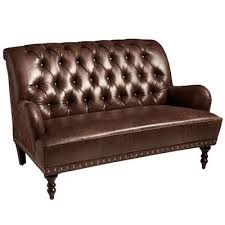 Our Overstuffed Chas Loveseat Looks And Feels Like It Came Straight From An English Manor Carved Hardwo Love Seat Cheap Living Room Furniture Leather Loveseat