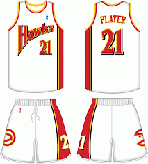Katso, millaisia toimintoja sivua hallinnoivat ja sisältöä julkaisevat ihmiset tekevät. Atlanta Hawks Home Uniform Atlanta Hawks Atlanta Basketball Uniforms