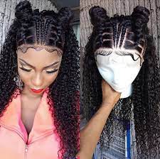 pictures master collection of 52 burgundy box braids. 2021 Latest Design African Hair Front Lace Braid Curly Hair Wig Htewioshop