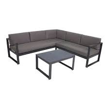 Find Marquee Steel Silverleaves Corner Sofa Set At Bunnings Warehouse Visit Your Local Store For The Widest Sofa Set Oak Dining Room Furniture Corner Sofa Set