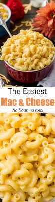 Easy Macaroni And Cheese No Flour Or Roux Required Sugar Spun Run Easy Macaroni Easy Mac And Cheese Easy Macaroni Cheese