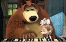 Masha And The Bear Gif Bear Gif Cute Gif Masha And The Bear