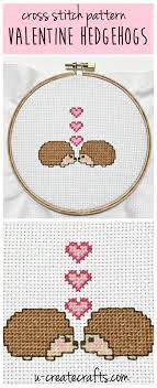 Maybe you would like to learn more about one of these? Cross Stitch Pattern Valentine Hedgehogs